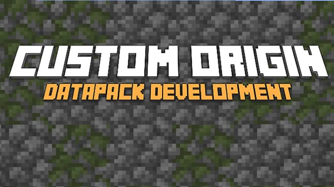 develop your minecraft origin datapack
