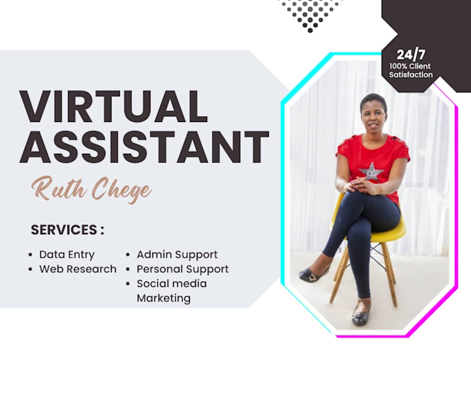 provide professional virtual assistant and admin support