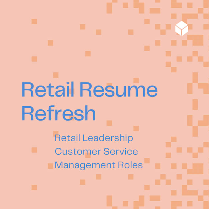 professionally rewrite your retail management resume