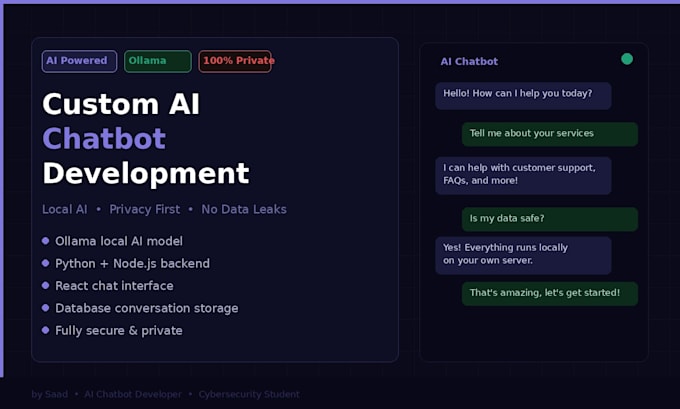 build a custom ai chatbot using ollama for your website