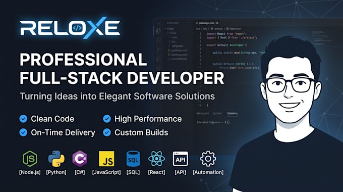 develop custom software, web applications, automation tools