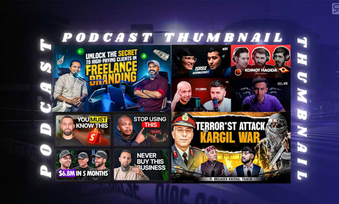 design podcast youtube thumbnail