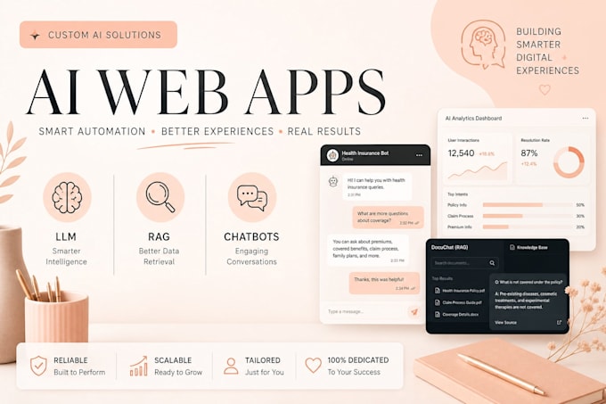 build ai web apps using llm, react and node