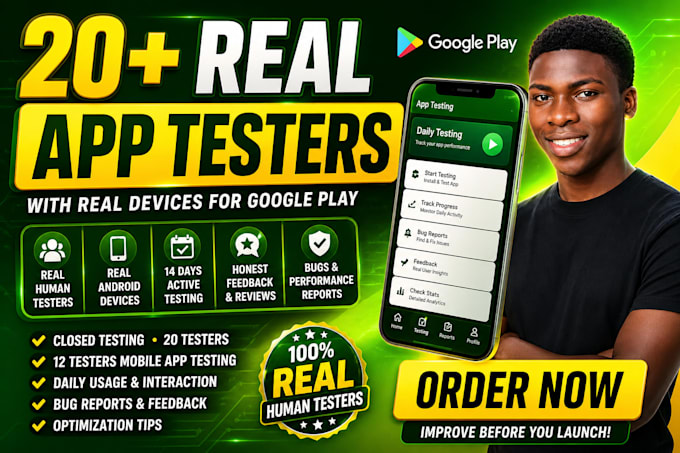 do 12 app tester google play tester 20 android tester 14 days user testing