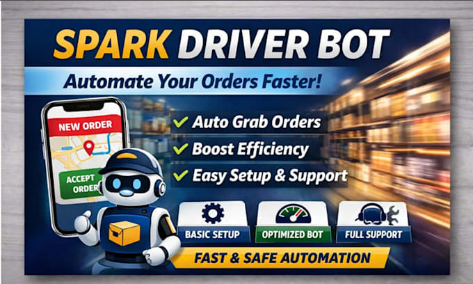 develop amazon flex bot, amazon driver bot, spark bot, doordash instarcart bot