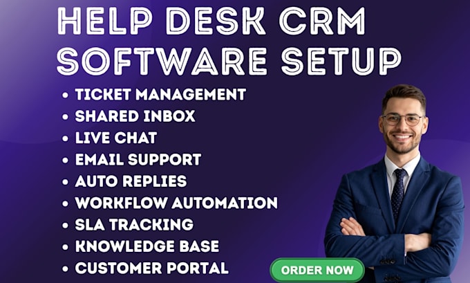 setup help desk CRM zendesk freshdesk intercom help scout liveagent front gorgia