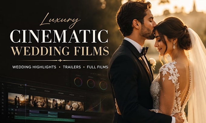 edit cinematic wedding films and trailers