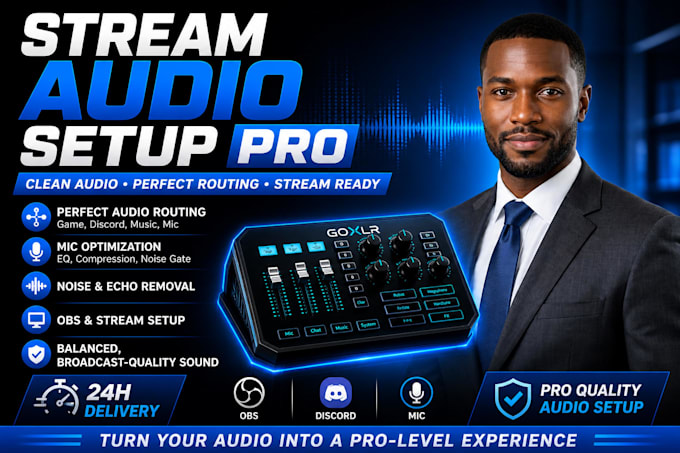 set up obs, goxlr, and stream deck for professional streaming