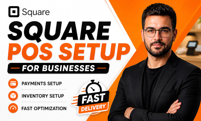 set up your square pos system with payments and inventory