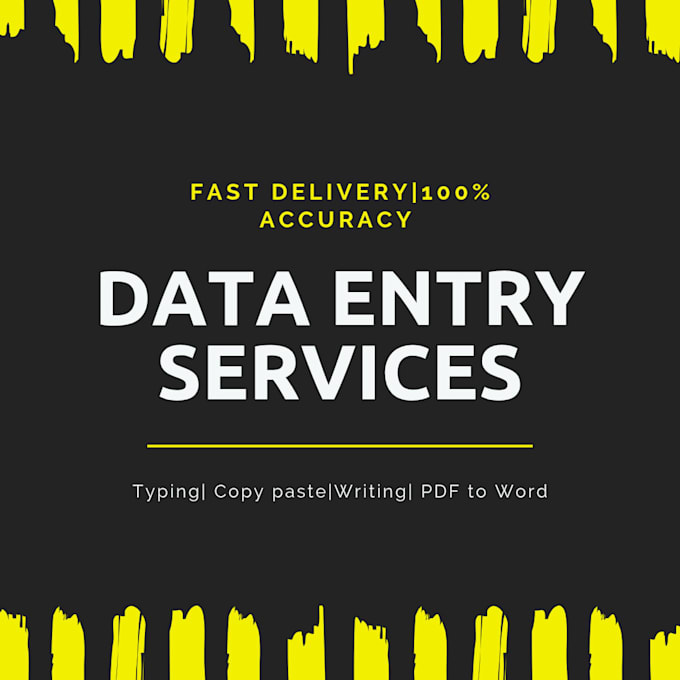 do data entry, typing and copy paste work accurately