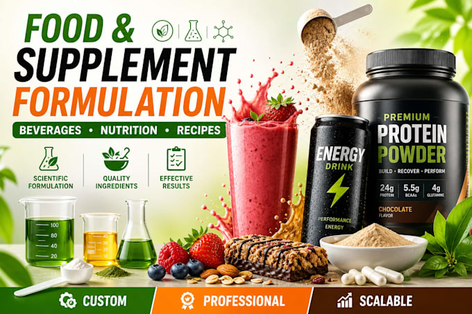 food formulation supplement beverage supplements formulation