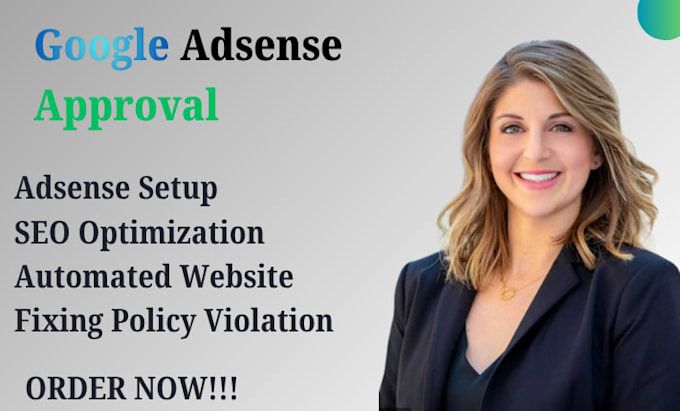 provide google adsense approval adsense setup automated website