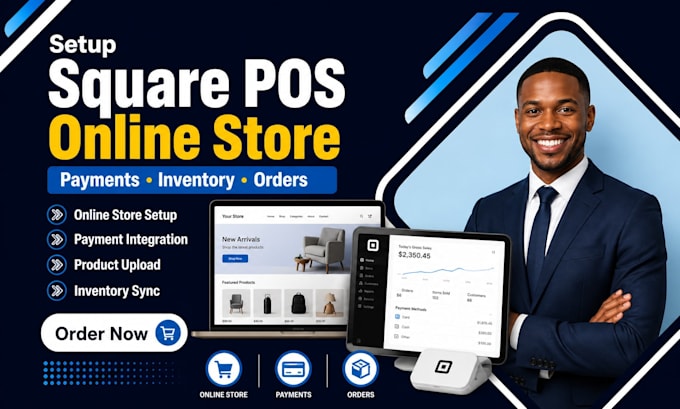 square pos online store setup payment system ecommerce pos integration