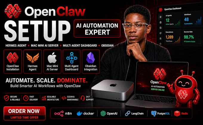 openclaw installation hermes agent mac mini ai server multi agent dashboard