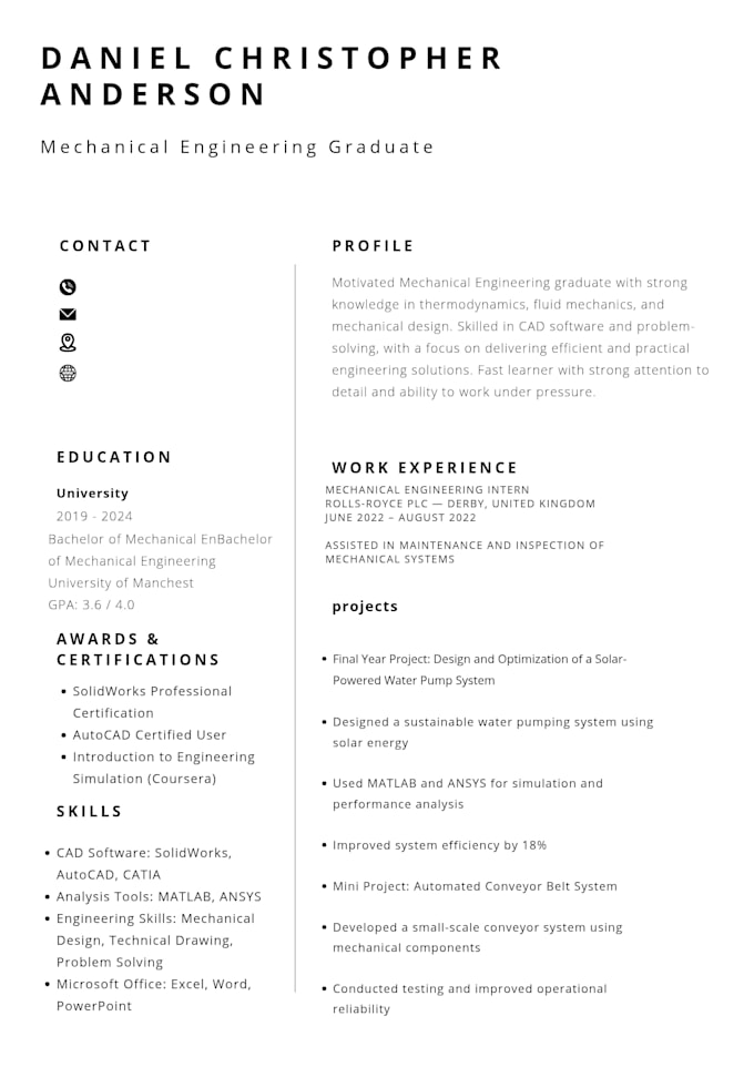write and optimize your CV for ats systems
