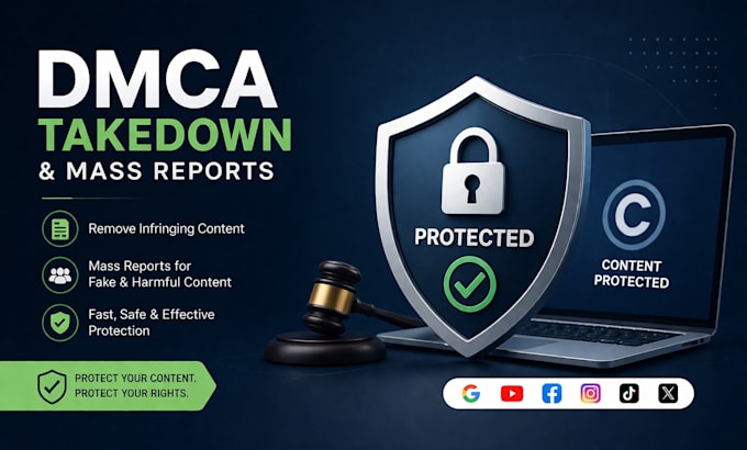 do dmca related service and mass reports under dmca