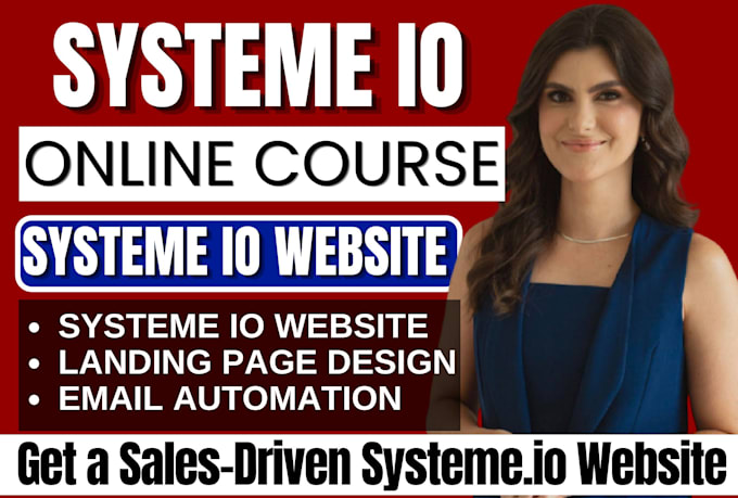 build systeme io online course website, systeme io membership systeme io webinar