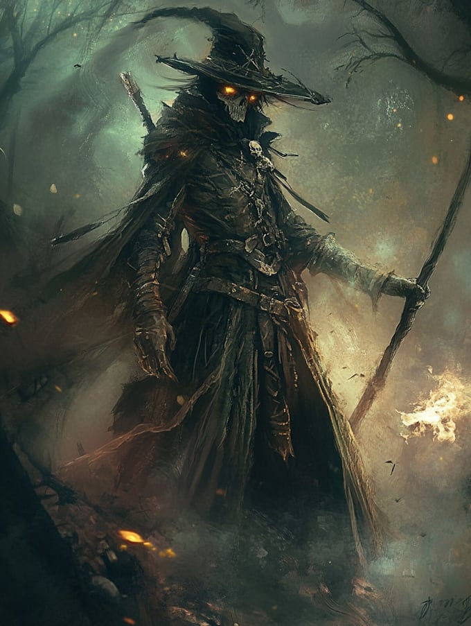 do horror character design