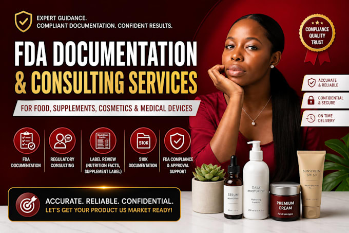 provide fda documentation, consulting, 510k, compliance services