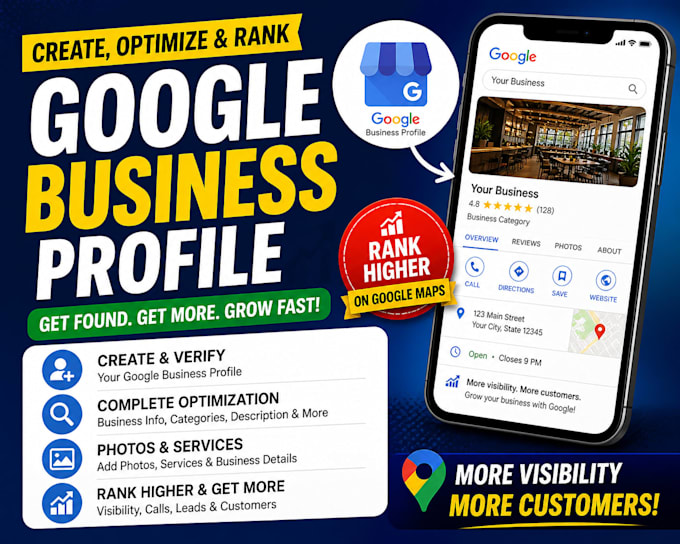 create google my business, optimize and verify gbp, gmb