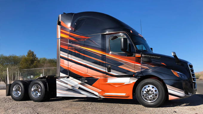 design vehicle wrap and truck decals