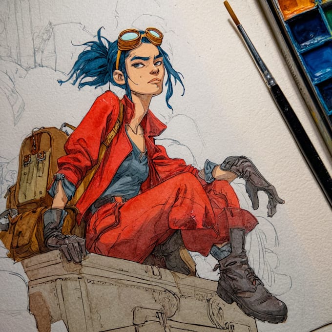 draw comic book illustration with comic book illustrator