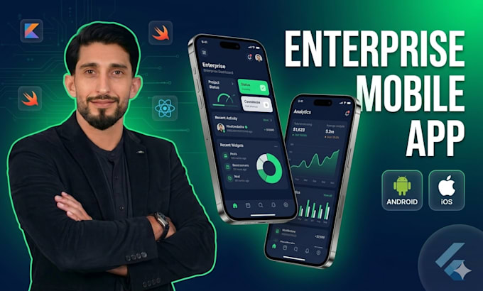 enterprise mobile app development using flutter for android and ios app