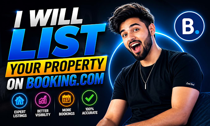 professionally list your property on booking com