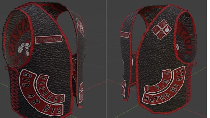kuttes for fivem ped fivem chain fivem clothing fivem flag, vest, patch kuttes
