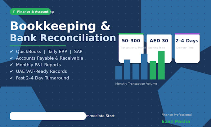 do bookkeeping and reconiliation