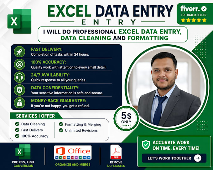 professional data entry, web research, and copy paste tasks