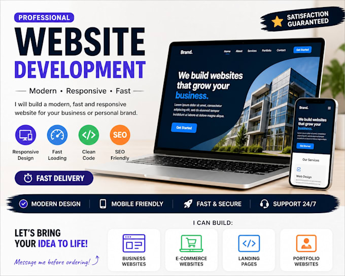 create a custom website and website design for a cheap price