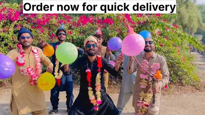 create a funny happy birthday video within 24 hours