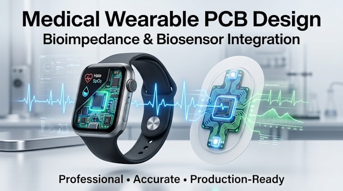 design medical wearable pcb with bioimpedance and biosensor integration