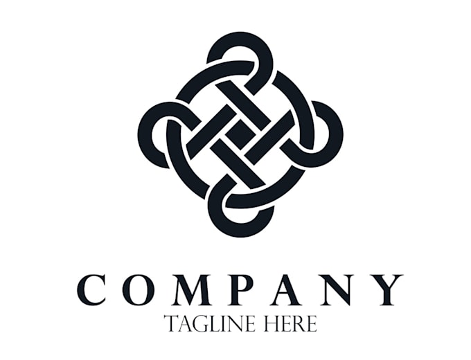 do modern high quality knot logo design