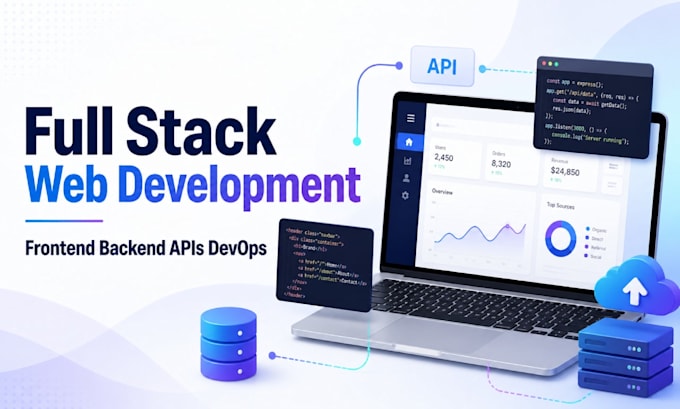 do website development as full stack developer in laravel react