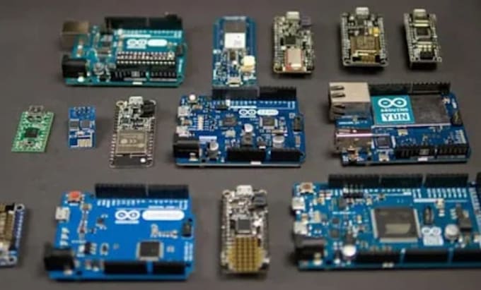 develop arduino and esp32 projects with hardware design and mobile app