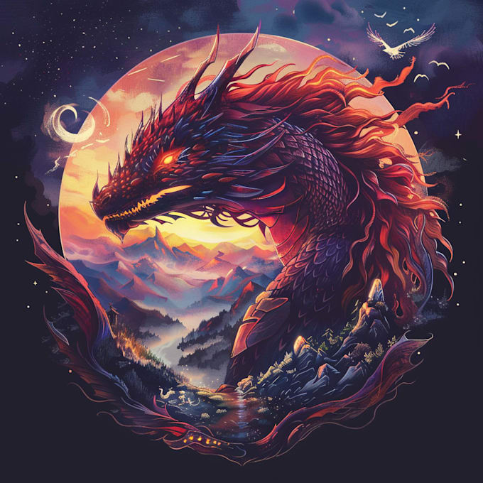 awesome rpg fantasy or sci fi logo for you