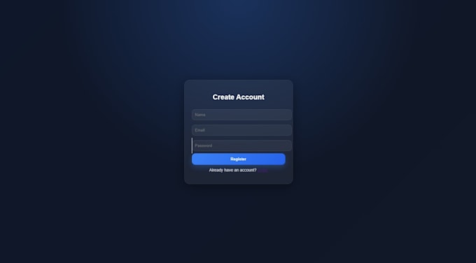 create a custom web app
