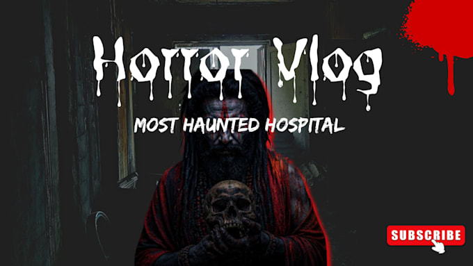 design viral horror thumbnails and mystery story thumbnails