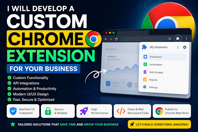 develop a custom chrome extension for your business