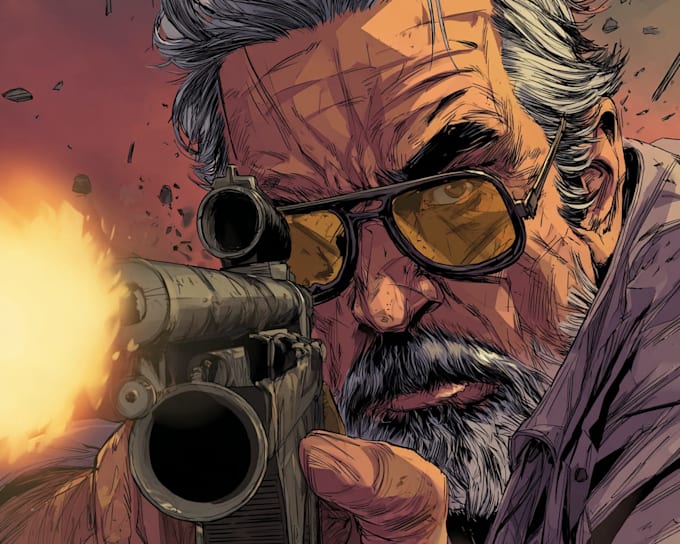 design professional comic book characters and scenes