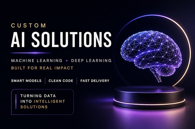 build custom machine learning models and ai solution