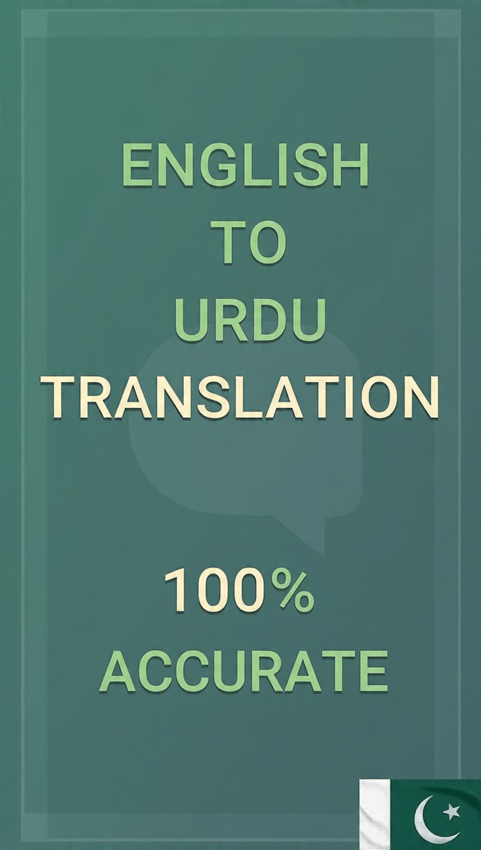 do accurate english to urdu translation and proofreading
