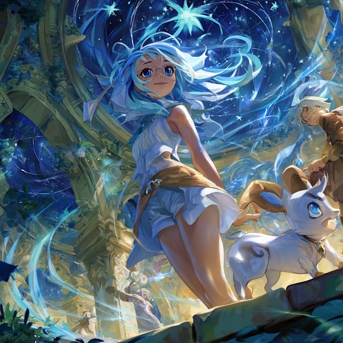 create awesome anime art