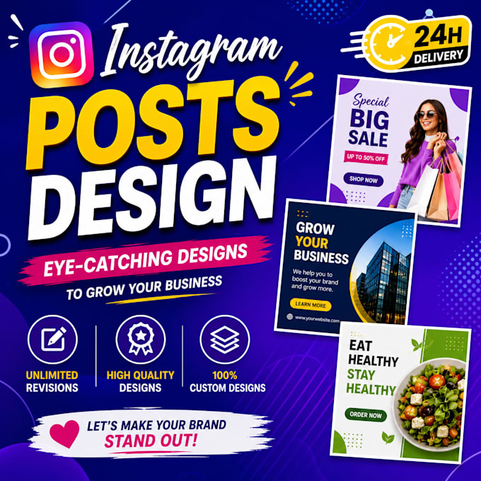 design viral instagram canva posts with animation video