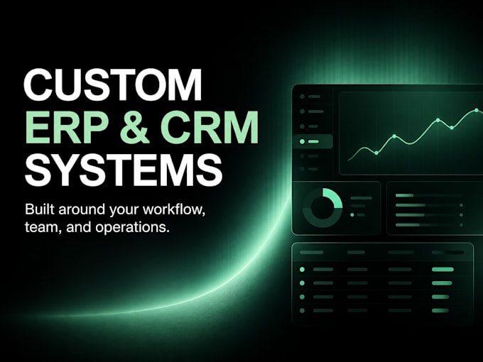 build a custom erp CRM system for your business