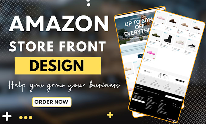 design amazon storefront, a plus content, and optimize amazon brand store