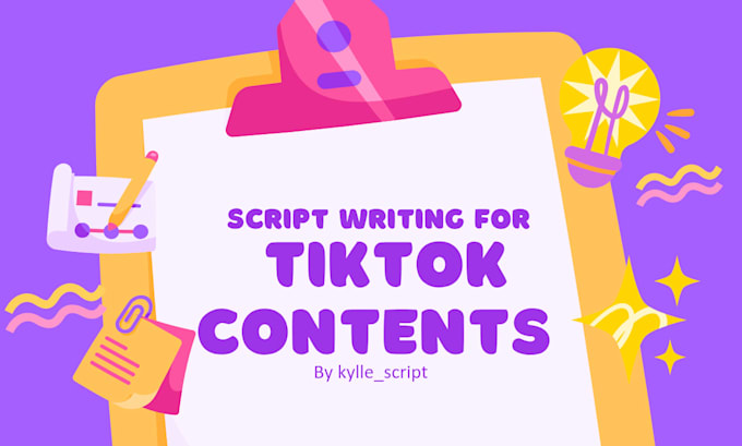 write you a scripts for you tiktok contents