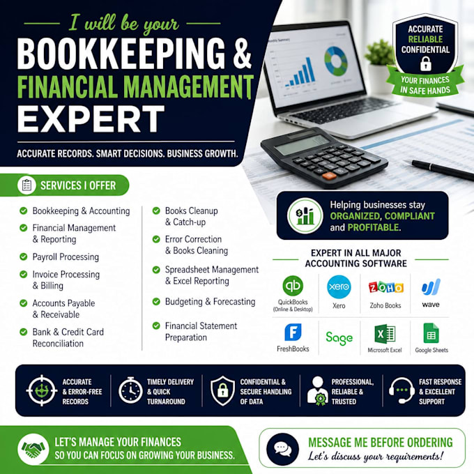 do financial management and bookkeeping